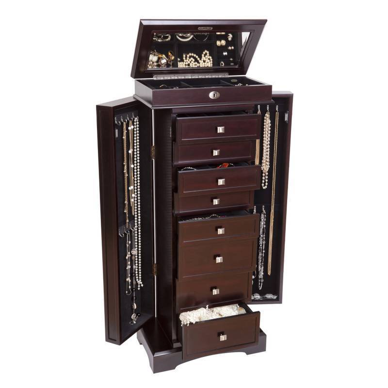 Olympia Jewelry Armoire-Jewelry Box-Mele & Co.-Top Notch Gift Shop