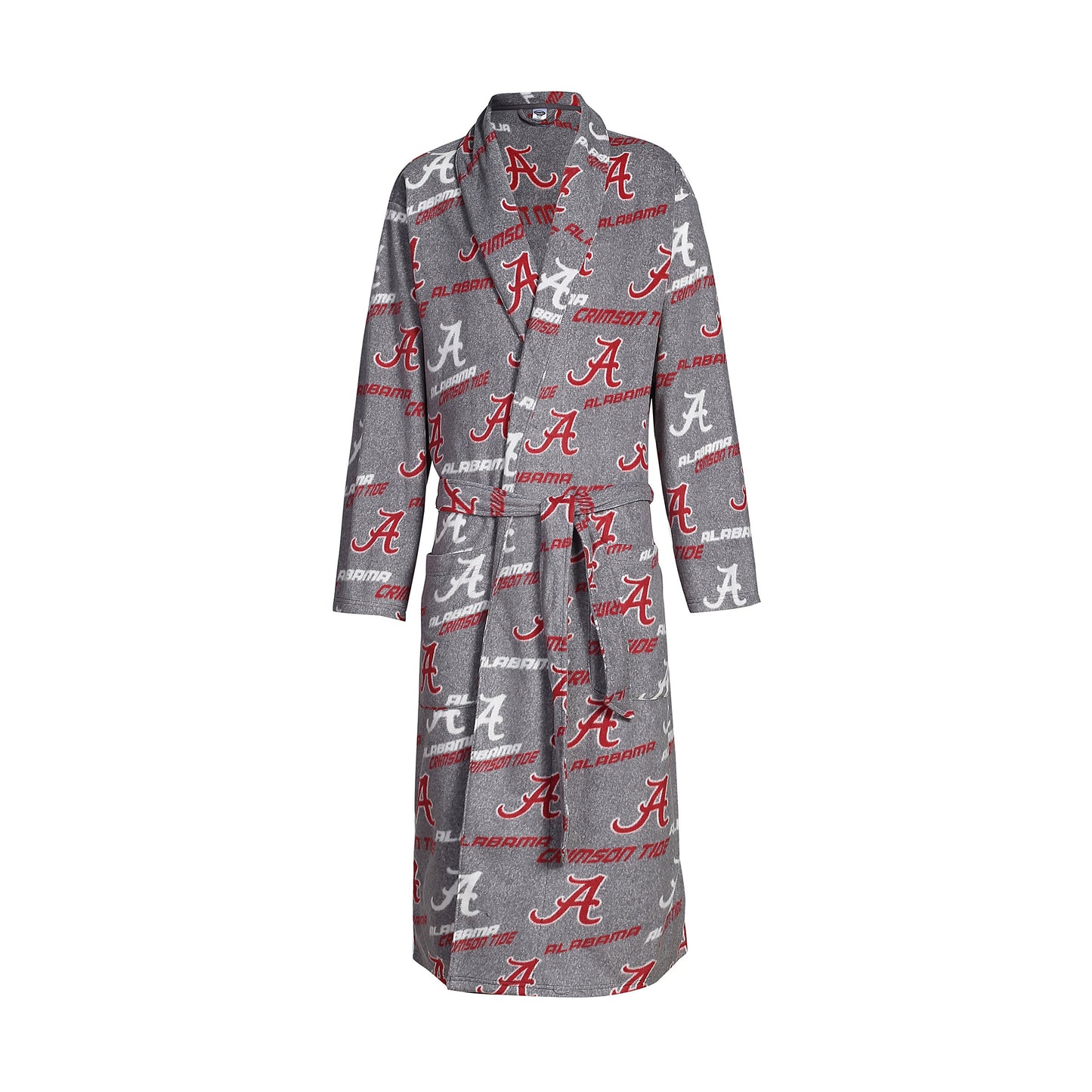 Alabama Crimson Tide Achieve Microfleece Bathrobe in Gray-Bathrobe-Concepts Sport-Top Notch Gift Shop