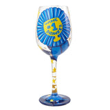 #1 Wine Drinker Wine Glass by Lolita®-Wine Glass-Designs by Lolita® (Enesco)-Top Notch Gift Shop