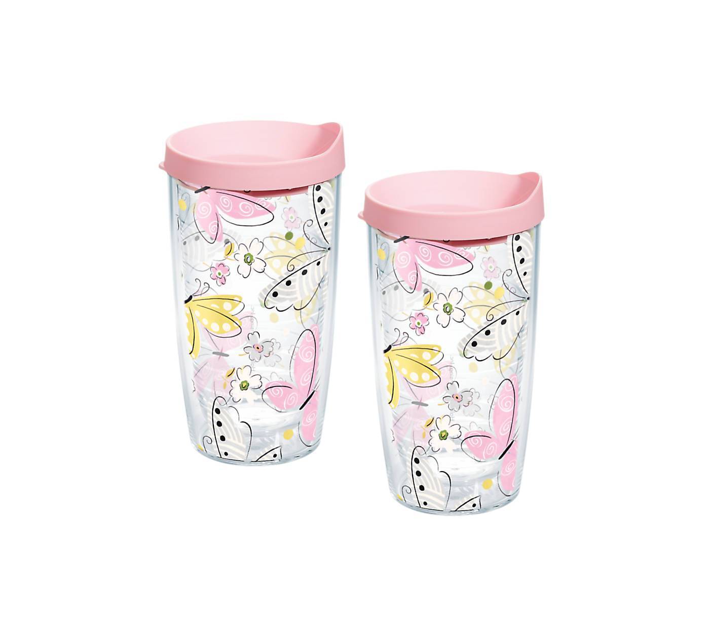 Butterfly 16 oz. Tervis Tumbler with Lid - (Set of 2)-Tumbler-Tervis-Top Notch Gift Shop