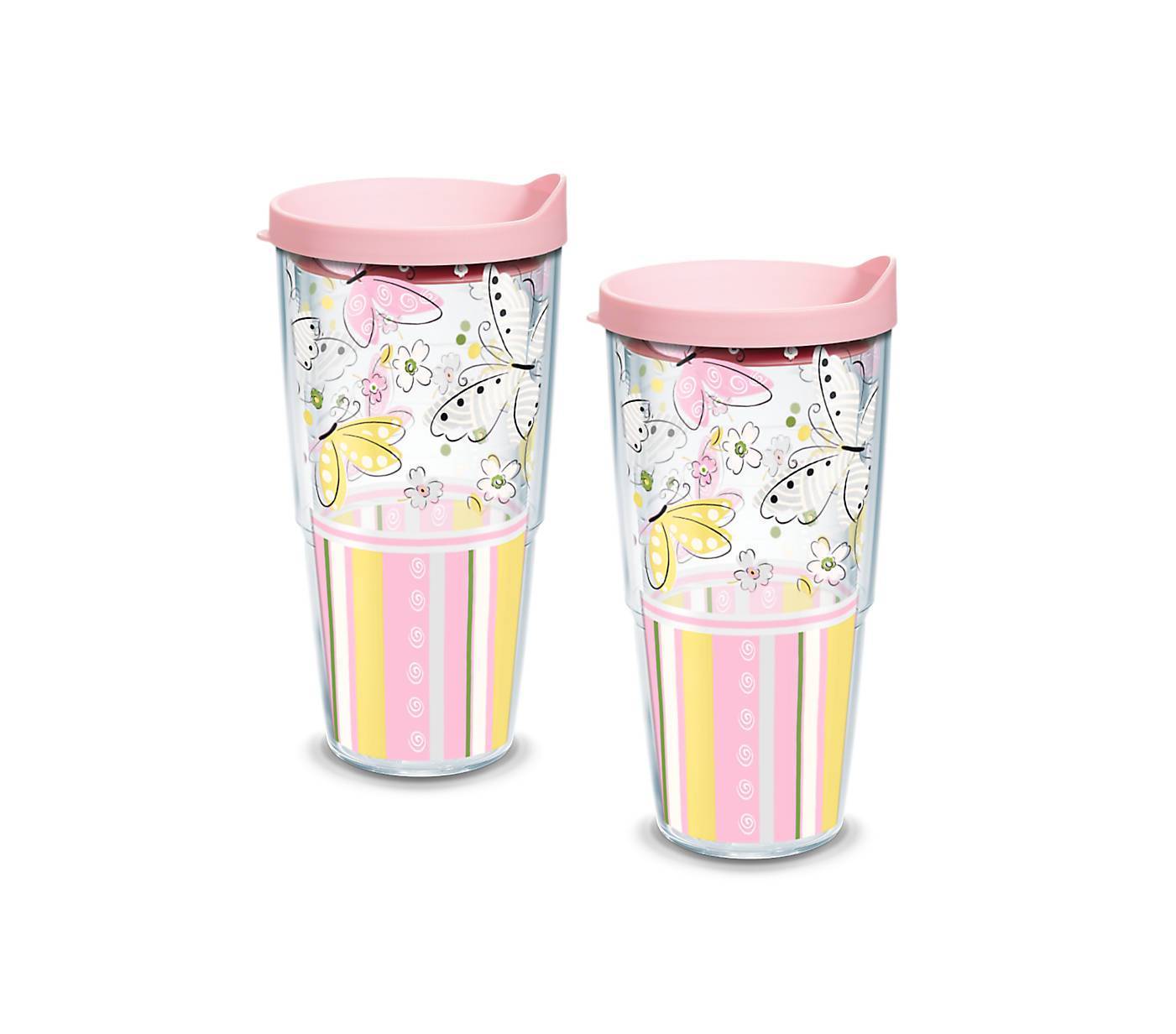 Butterfly 24 oz. Tervis Tumbler with Lid - (Set of 2)-Tumbler-Tervis-Top Notch Gift Shop