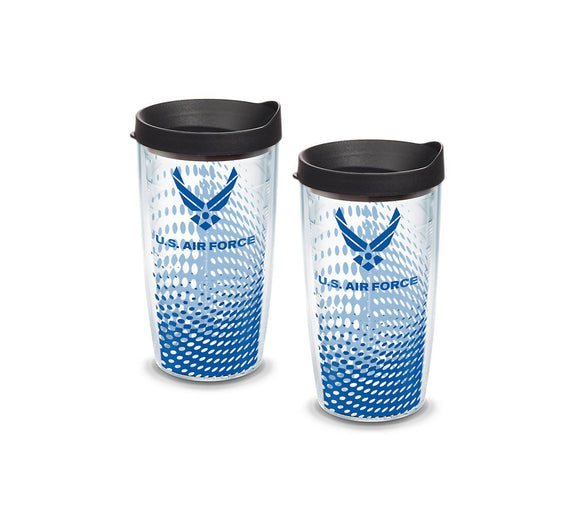 Air Force 16 oz. Tervis Tumbler with Lid - (Set of 2)-Tumbler-Tervis-Top Notch Gift Shop