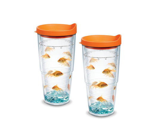 Goldfish 24 oz. Tervis Tumbler with Lid - (Set of 2)-Tumbler-Tervis-Top Notch Gift Shop