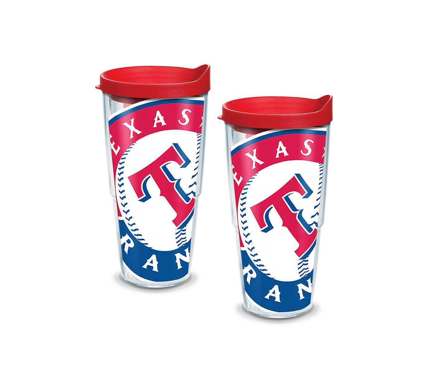 Texas Rangers Colossal 24 oz. Tervis Tumbler with Lid - (Set of 2)-Tumbler-Tervis-Top Notch Gift Shop