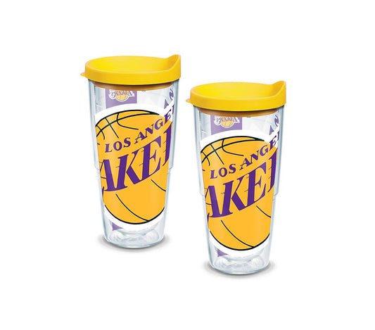 Los Angeles Lakers Colossal 24 oz. Tervis Tumbler with Lid - (Set of 2)-Tumbler-Tervis-Top Notch Gift Shop