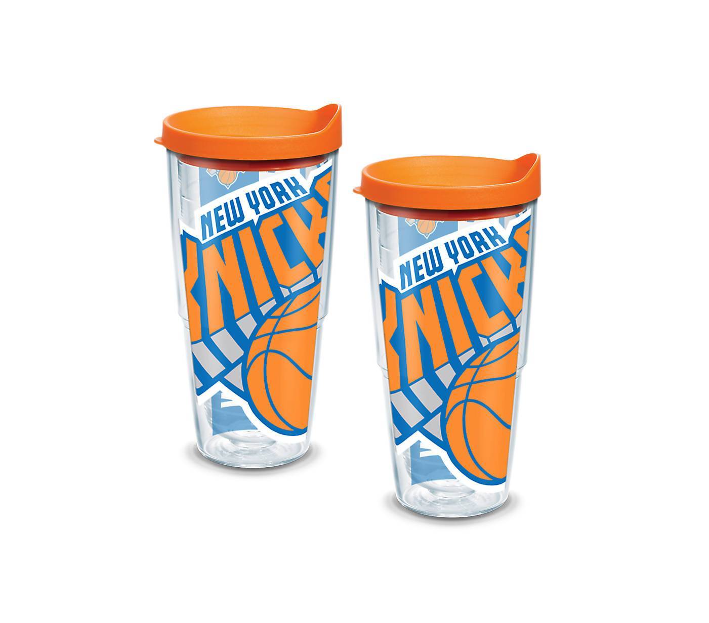 New York Knicks Colossal 24 oz. Tervis Tumbler with Lid - (Set of 2)-Tumbler-Tervis-Top Notch Gift Shop