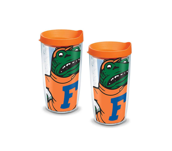 University of Florida Colossal 16 oz. Tervis Tumbler with Lid - (Set of 2)-Tumbler-Tervis-Top Notch Gift Shop
