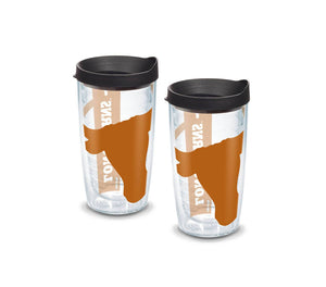 University of Texas Colossal 16 oz. Tervis Tumbler with Lid - (Set of 2)-Tumbler-Tervis-Top Notch Gift Shop