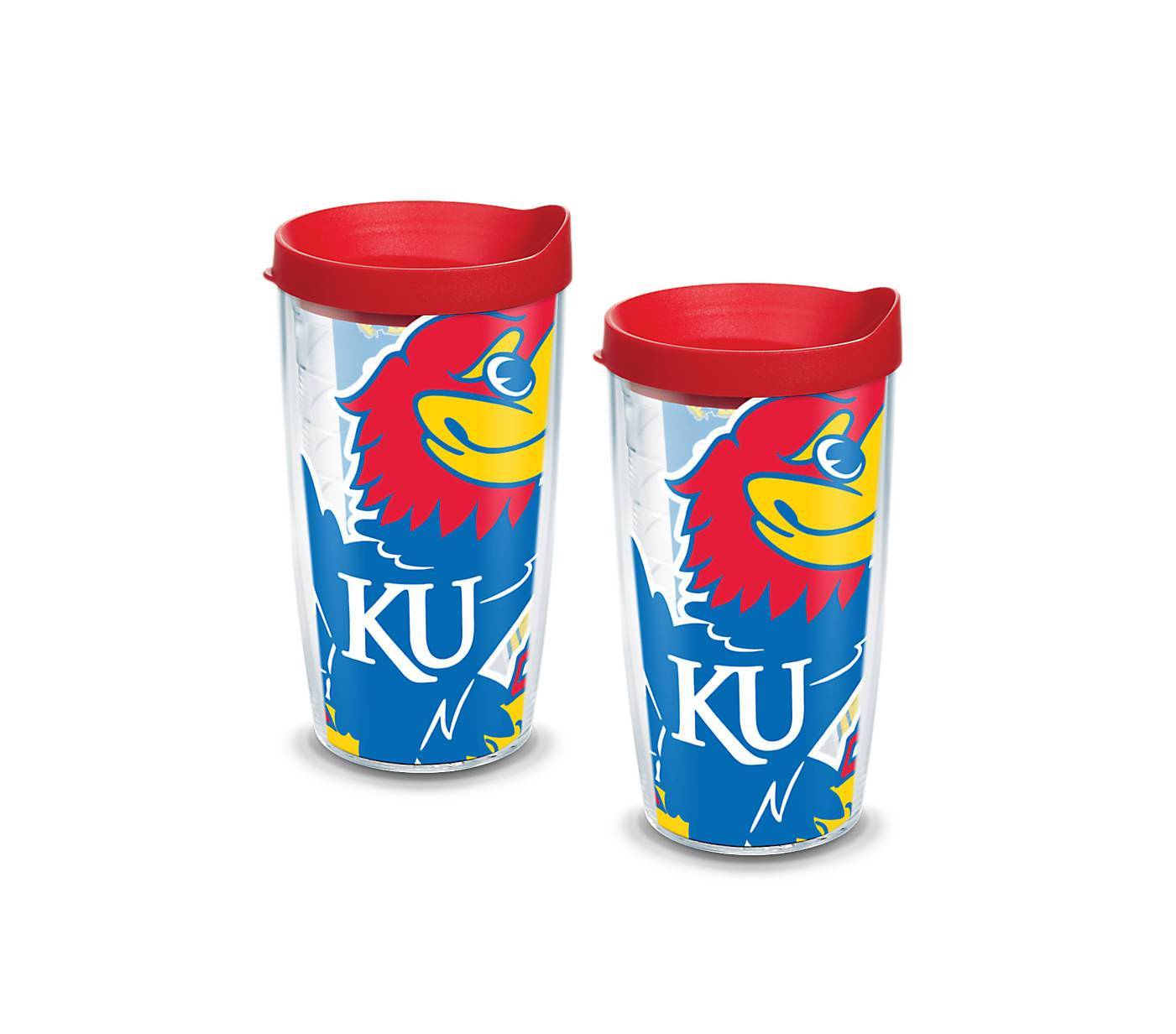 University of Kansas Colossal 16 oz. Tervis Tumbler with Lid - (Set of 2)-Tumbler-Tervis-Top Notch Gift Shop