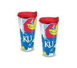 University of Kansas Colossal 24 oz. Tervis Tumbler with Lid - (Set of 2)-Tumbler-Tervis-Top Notch Gift Shop