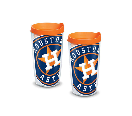 Houston Astros Colossal 16 oz. Tervis Tumbler with Lid - (Set of 2)-Tumbler-Tervis-Top Notch Gift Shop