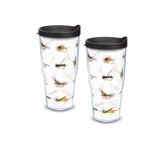 Fish Flies 24 oz. Tervis Tumbler with Lid - (Set of 2)-Tumbler-Tervis-Top Notch Gift Shop