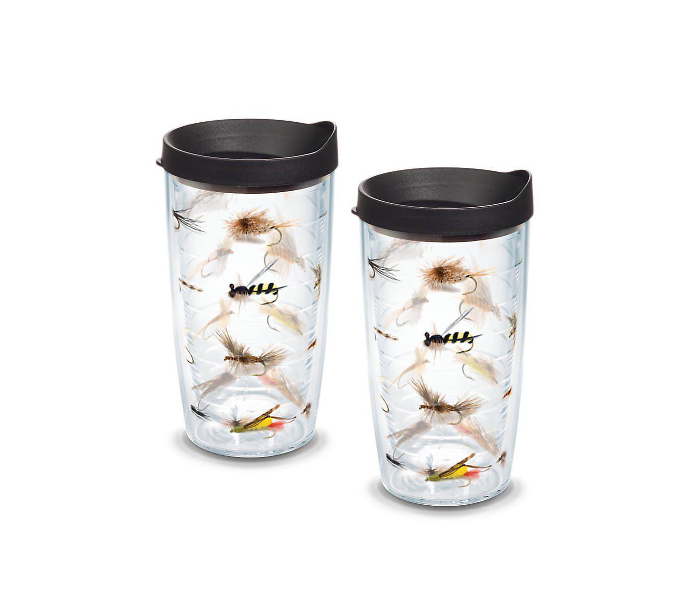 Fish Flies 16 oz. Tervis Tumbler with Lid - (Set of 2)-Tumbler-Tervis-Top Notch Gift Shop