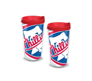 Philadelphia Phillies Colossal 16 oz. Tervis Tumbler with Lid - (Set of 2)-Tumbler-Tervis-Top Notch Gift Shop