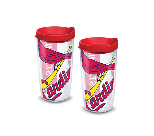 St. Louis Cardinals Colossal 16 oz. Tervis Tumbler with Lid - (Set of 2)-Tumbler-Tervis-Top Notch Gift Shop