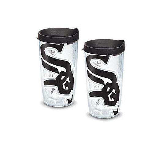 Chicago White Sox Colossal 16 oz. Tervis Tumbler with Lid - (Set of 2)-Tumbler-Tervis-Top Notch Gift Shop