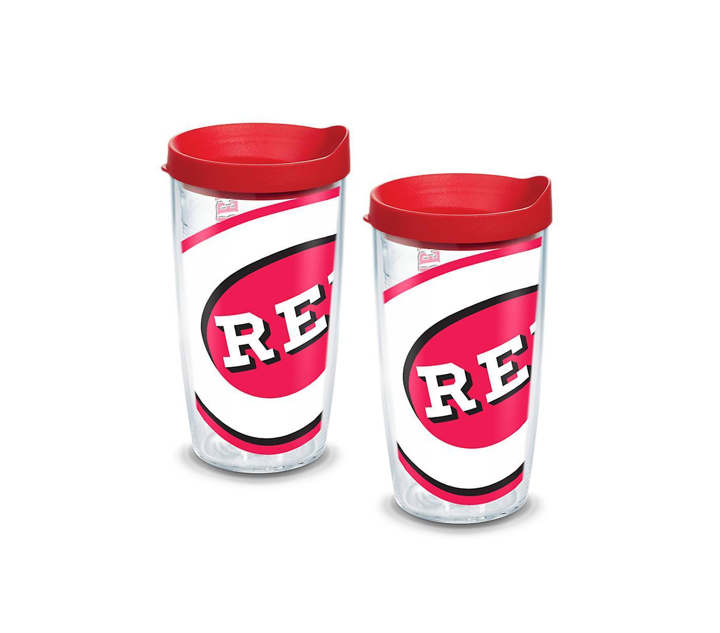 Cincinnati Reds Colossal 16 oz. Tervis Tumbler with Lid - (Set of 2)-Tumbler-Tervis-Top Notch Gift Shop