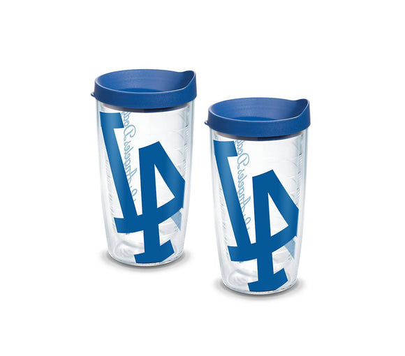 Los Angeles Dodgers Colossal 16 oz. Tervis Tumbler with Lid - (Set of 2)-Tumbler-Tervis-Top Notch Gift Shop