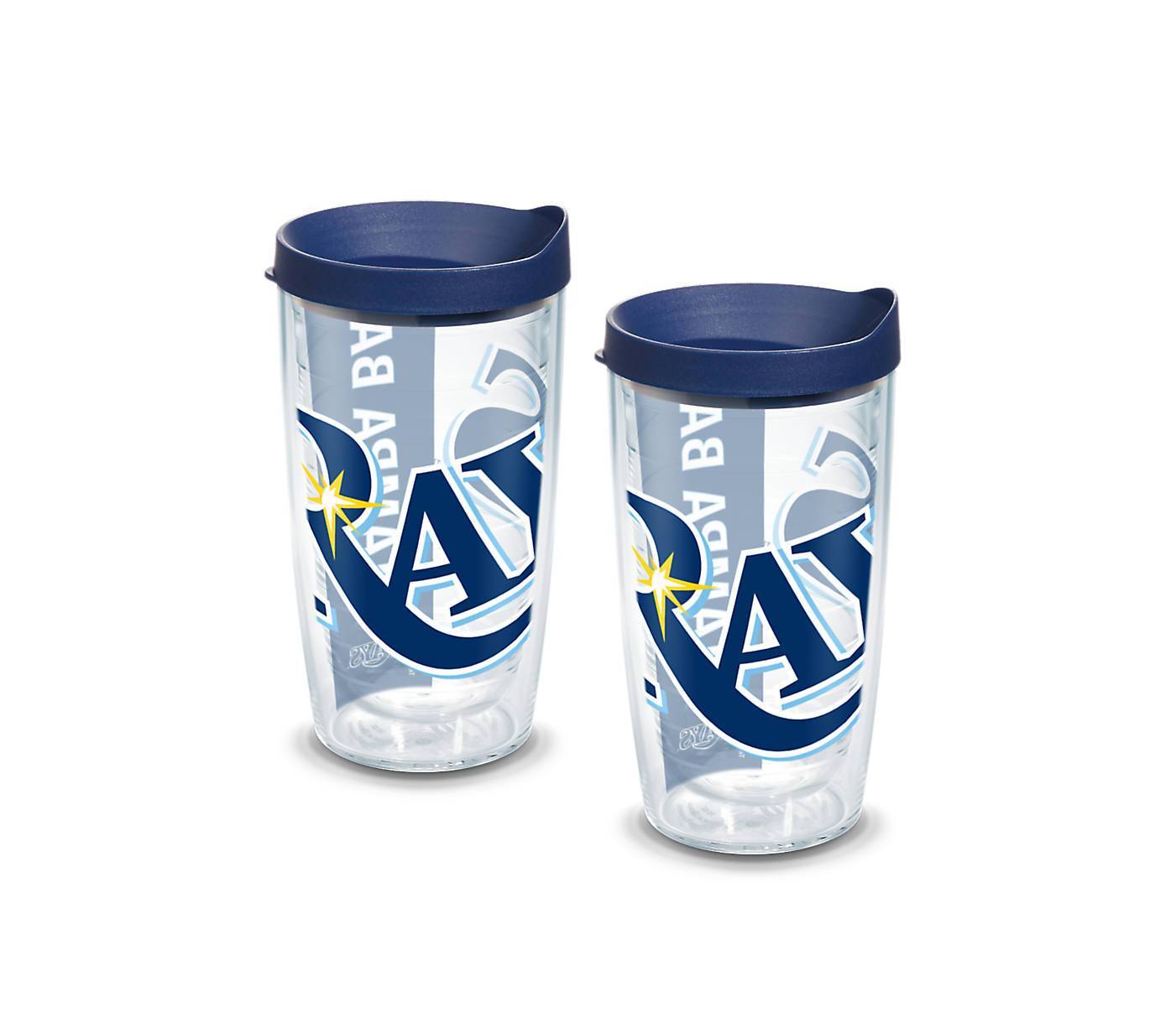 Tampa Bay Rays Colossal 16 oz. Tervis Tumbler with Lid - (Set of 2)-Tumbler-Tervis-Top Notch Gift Shop