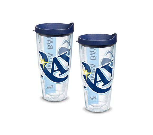 Tampa Bay Rays Colossal 24 oz. Tervis Tumbler with Lid - (Set of 2)-Tumbler-Tervis-Top Notch Gift Shop