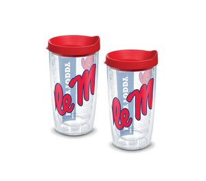 University of Mississippi Colossal 16 oz. Tervis Tumbler with Lid - (Set of 2)-Tumbler-Tervis-Top Notch Gift Shop