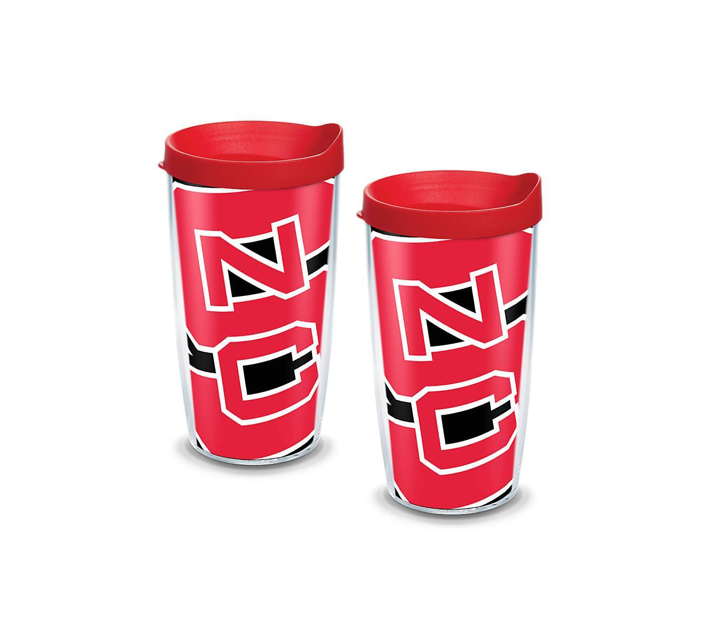 North Carolina State University Colossal 16 oz. Tervis Tumbler with Lid - (Set of 2)-Tumbler-Tervis-Top Notch Gift Shop