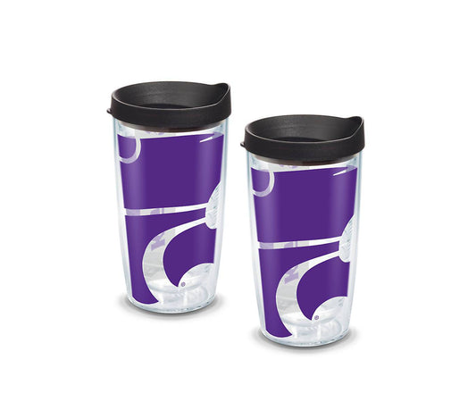 Kansas State University Colossal 16 oz. Tervis Tumbler with Lid - (Set of 2)-Tumbler-Tervis-Top Notch Gift Shop