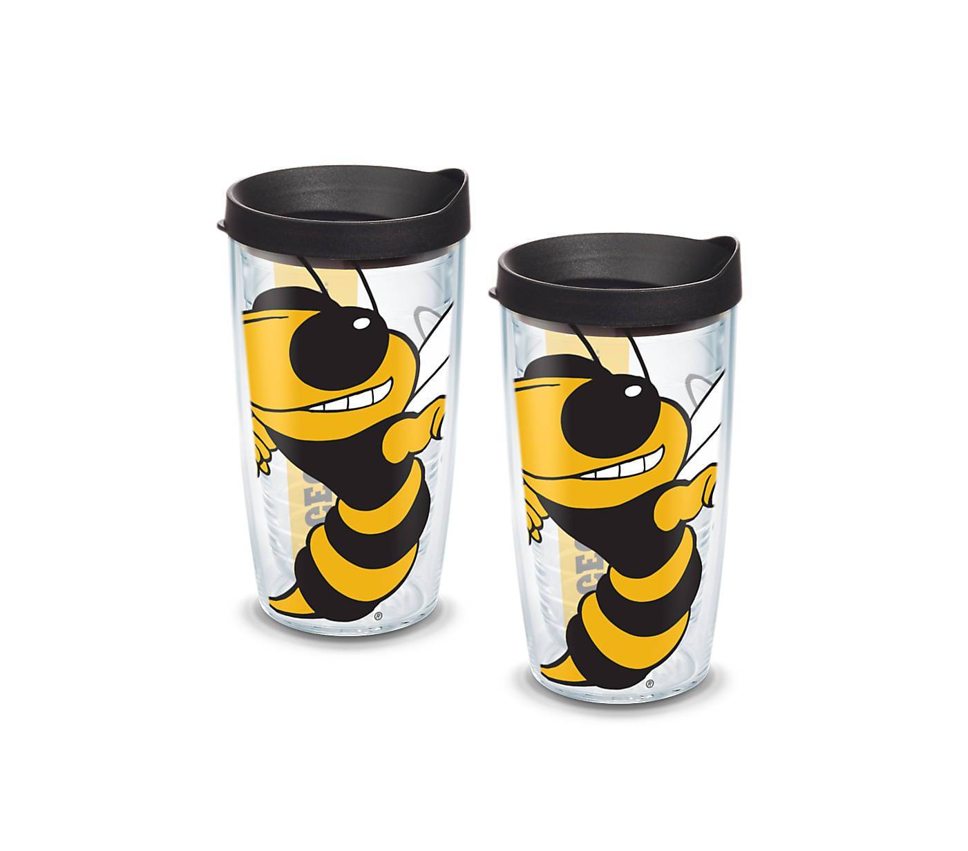 Georgia Tech Colossal 16 oz. Tervis Tumbler with Lid - (Set of 2)-Tumbler-Tervis-Top Notch Gift Shop