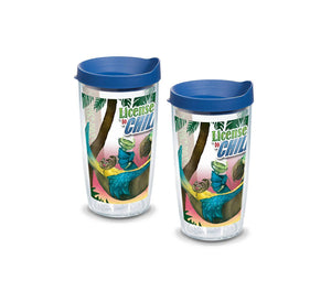 License to Chill 16 oz. Tervis Tumbler with Lid - (Set of 2)-Tumbler-Tervis-Top Notch Gift Shop