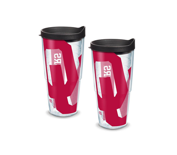 University of Oklahoma Colossal 24 oz. Tervis Tumbler with Lid - (Set of 2)-Tumbler-Tervis-Top Notch Gift Shop