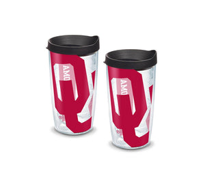 University of Oklahoma Colossal 16 oz. Tervis Tumbler with Lid - (Set of 2)-Tumbler-Tervis-Top Notch Gift Shop