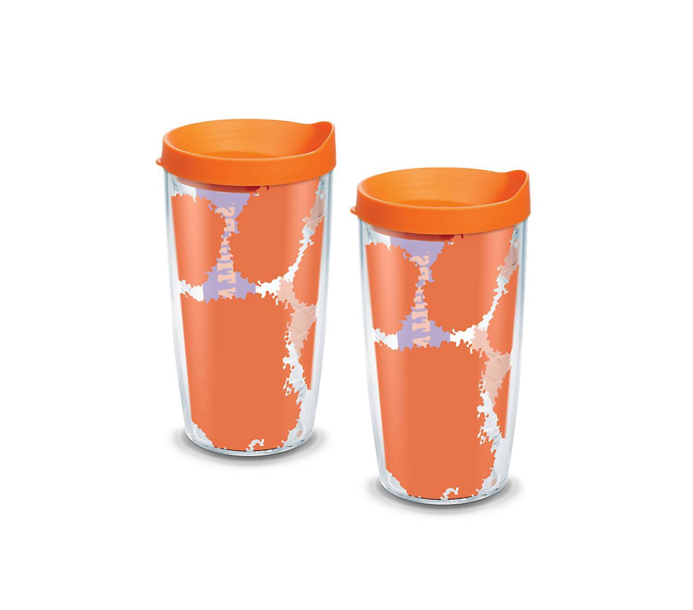 Clemson University Colossal 16 oz. Tervis Tumbler with Lid - (Set of 2)-Tumbler-Tervis-Top Notch Gift Shop