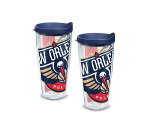 New Orleans Pelicans Colossal 24 oz. Tervis Tumbler with Lid - (Set of 2)-Tumbler-Tervis-Top Notch Gift Shop