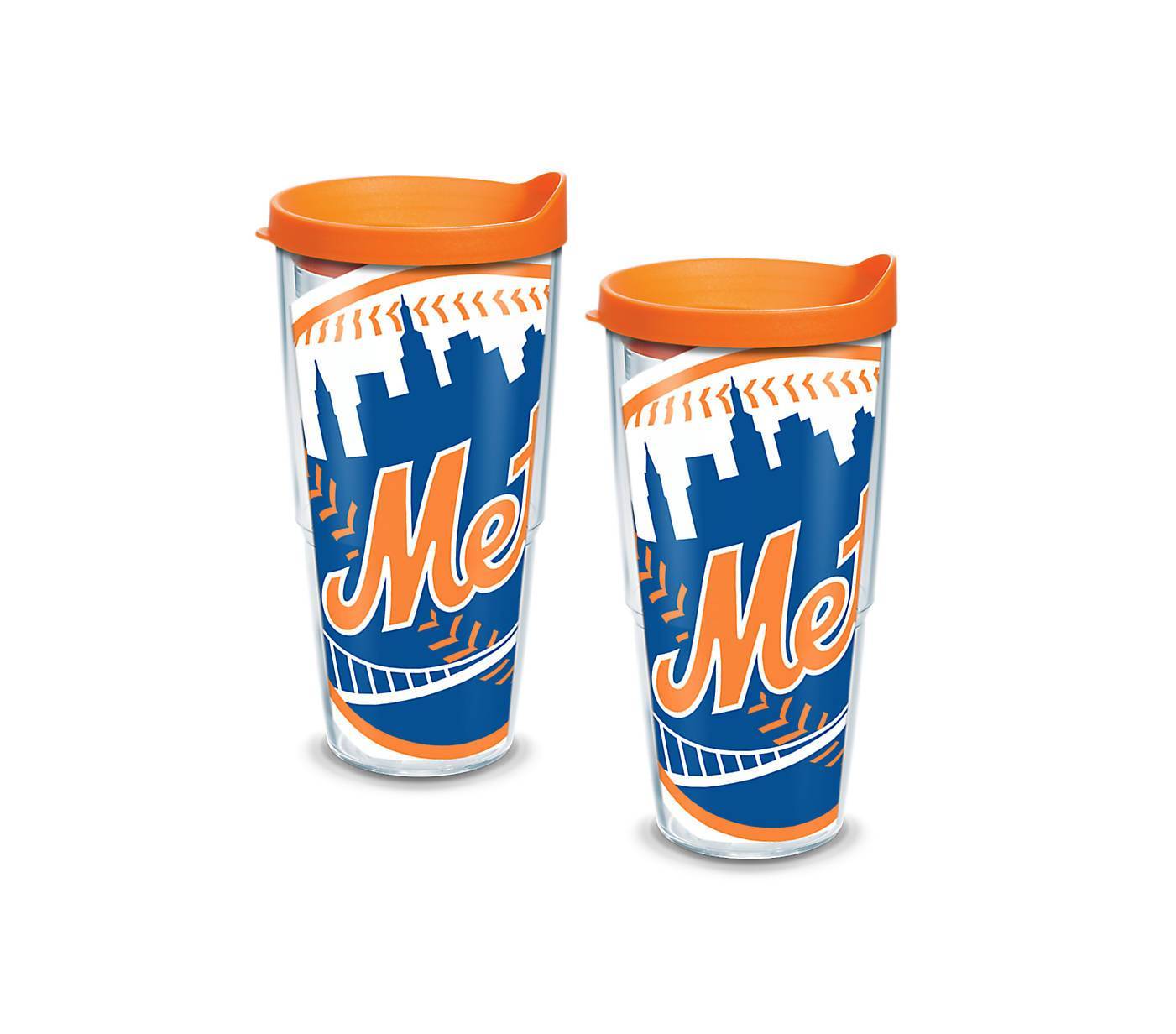 New York Mets Colossal 24 oz. Tervis Tumbler with Lid - (Set of 2)-Tumbler-Tervis-Top Notch Gift Shop