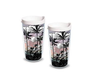 Palm Trees 16 oz. Tervis Tumbler with Lid - (Set of 2)-Tumbler-Tervis-Top Notch Gift Shop