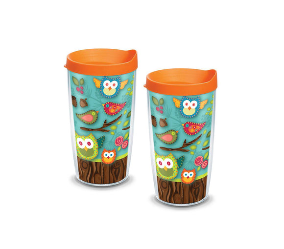 Owls 16 oz. Tervis Tumbler with Lid - (Set of 2)-Tumbler-Tervis-Top Notch Gift Shop