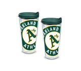 Oakland Athletics Colossal 24 oz. Tervis Tumbler with Lid - (Set of 2)-Tumbler-Tervis-Top Notch Gift Shop