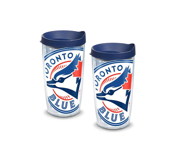 Toronto Blue Jays Colossal 16 oz. Tervis Tumbler with Lid - (Set of 2)-Tumbler-Tervis-Top Notch Gift Shop