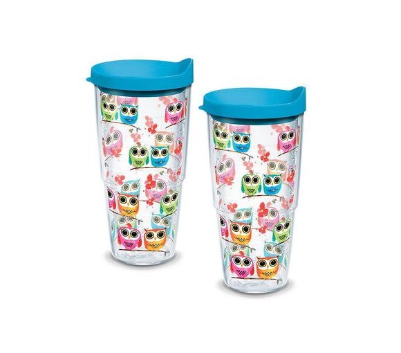 Owl 24 oz. Tervis Tumbler with Lid - (Set of 2)-Tumbler-Tervis-Top Notch Gift Shop