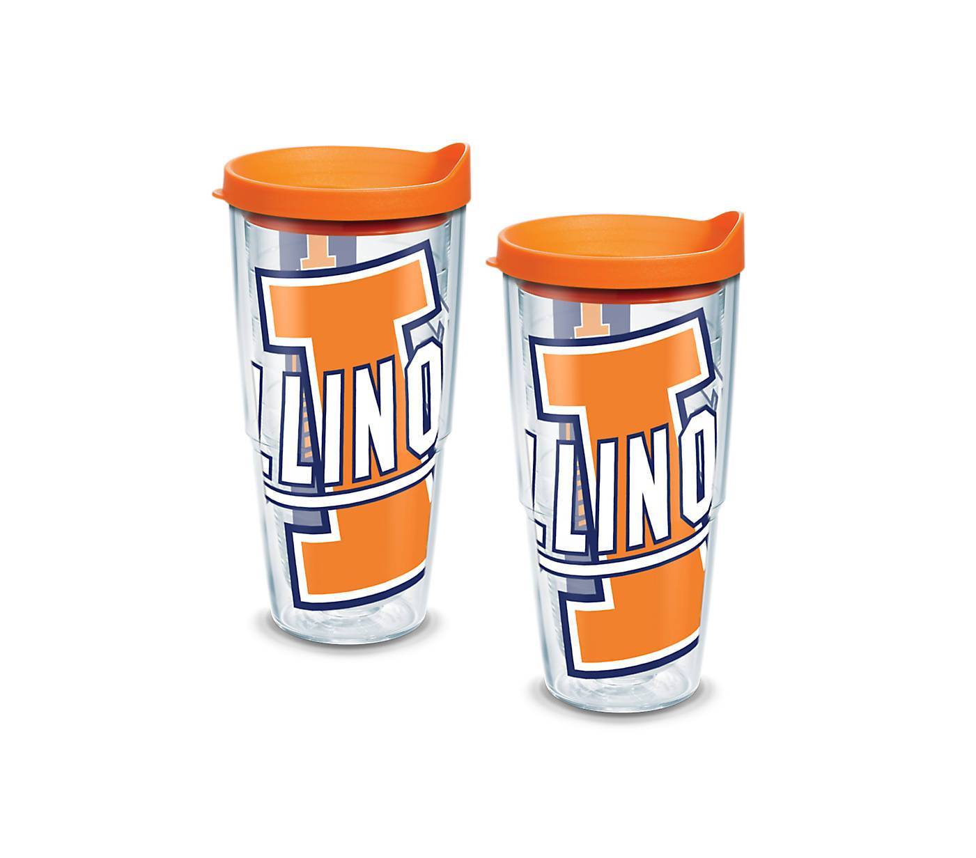 University of Illinois Colossal 24 oz. Tervis Tumbler with Lid - (Set of 2)-Tumbler-Tervis-Top Notch Gift Shop