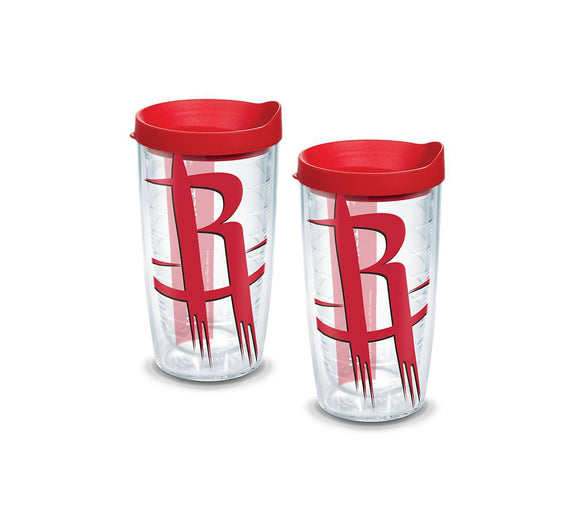 Houston Rockets Colossal 16 oz. Tervis Tumbler with Lid - (Set of 2)-Tumbler-Tervis-Top Notch Gift Shop