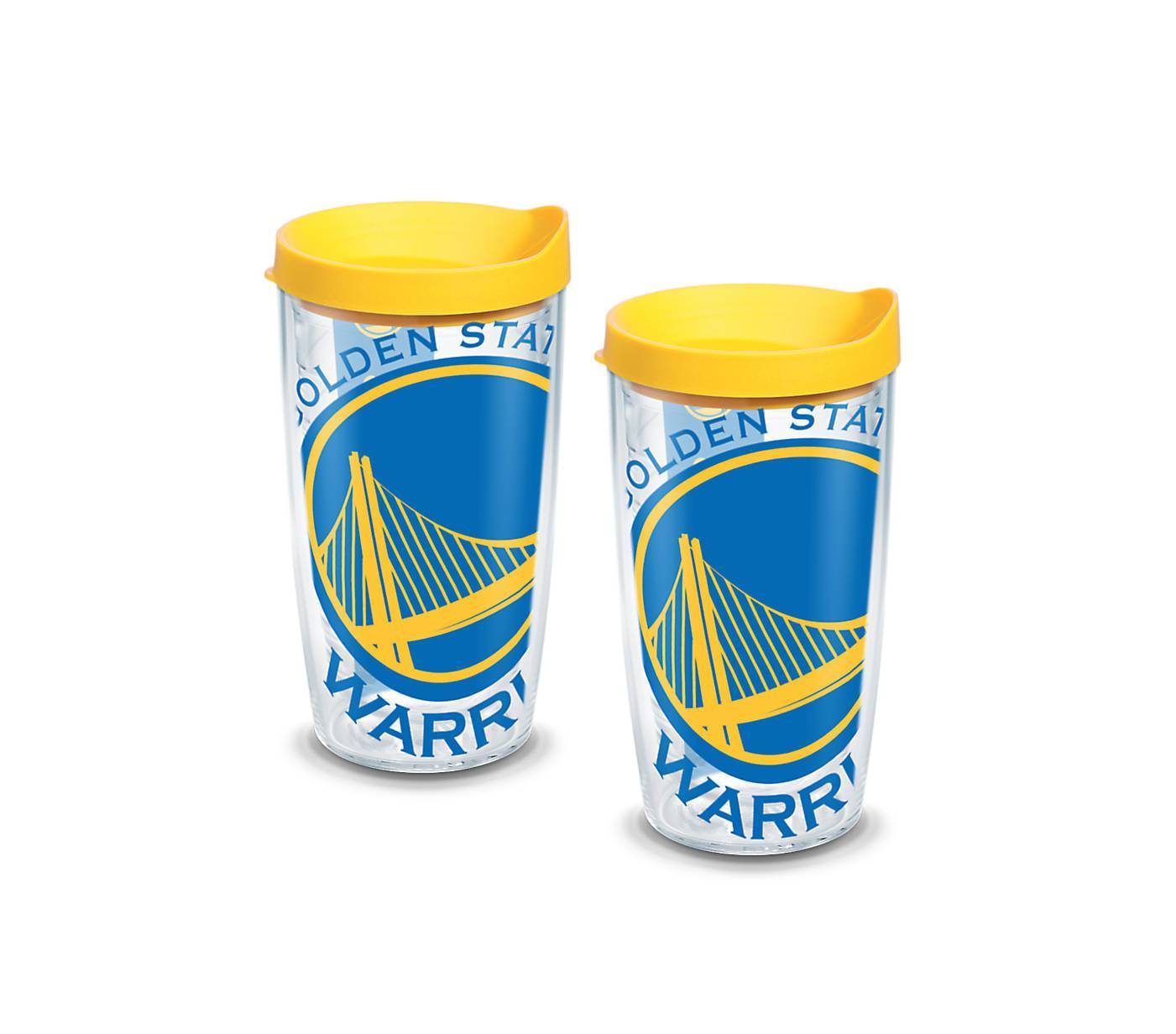 Golden State Warriors Colossal 16 oz. Tervis Tumbler with Lid - (Set of 2)-Tumbler-Tervis-Top Notch Gift Shop