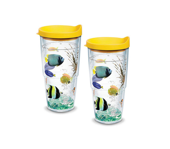 Tropical Fish 24 oz. Tervis Tumbler with Lid - (Set of 2)-Tumbler-Tervis-Top Notch Gift Shop