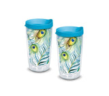 Peacock 16 oz. Tervis Tumbler with Lid - (Set of 2)-Tumbler-Tervis-Top Notch Gift Shop