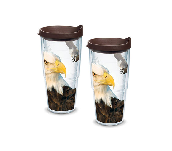 Eagle 24 oz. Tervis Tumbler with Lid - (Set of 2)-Tumbler-Tervis-Top Notch Gift Shop