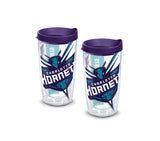 Charlotte Hornets Colossal 16 oz. Tervis Tumbler with Lid - (Set of 2)-Tumbler-Tervis-Top Notch Gift Shop