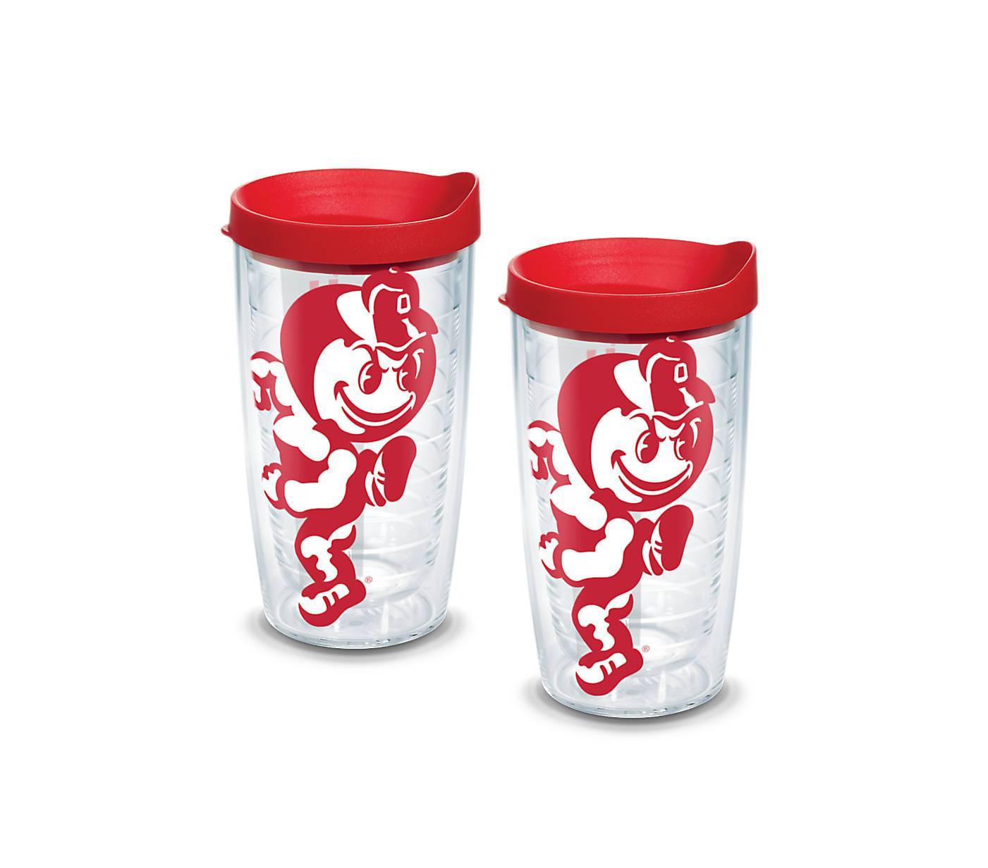 Ohio State University Brutus Colossal 16 oz. Tervis Tumbler with Lid - (Set of 2(-Tumbler-Tervis-Top Notch Gift Shop