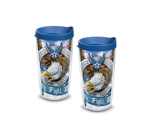Air Force Eagle 16 oz. Tervis Tumbler with Lid - (Set of 2)-Tumbler-Tervis-Top Notch Gift Shop