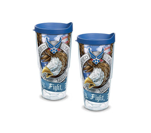 Air Force Eagle 24 oz. Tervis Tumbler with Lid - (Set of 2)-Tumbler-Tervis-Top Notch Gift Shop