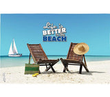 Life is Better at the Beach 16 oz. Tervis Tumbler with Lid - (Set of 2)-Tumbler-Tervis-Top Notch Gift Shop